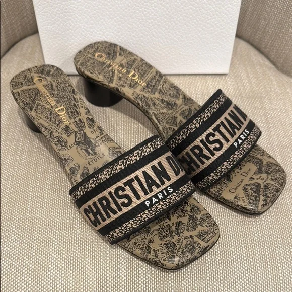 Dior Dway Heeled Sandals - Plan de Paris - Picture 5 of 13